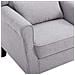 Poltrona Grigio Chiaro In Tessuto - Foto miniatura 7