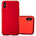 Custodia Compatibile Con Apple Iphone X / Xs In Rosso Metallico - Coperchio Protettivo In Silicone Tpu Flessibile - Foto miniatura 1