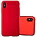Custodia Compatibile Con Apple Iphone X / Xs In Rosso Metallico - Coperchio Protettivo In Silicone Tpu Flessibile - Foto miniatura 5