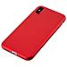 Custodia Compatibile Con Apple Iphone X / Xs In Rosso Metallico - Coperchio Protettivo In Silicone Tpu Flessibile - Foto miniatura 7