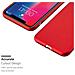 Custodia Compatibile Con Apple Iphone X / Xs In Rosso Metallico - Coperchio Protettivo In Silicone Tpu Flessibile - Foto miniatura 8