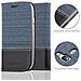 Custodia Compatibile Con Samsung Galaxy S3 Mini In Blu Scuro Nero - Coperchio Protettiva Con Chiusura Magnetica, Funzione Stand E Tasca Per Le Carte - Foto miniatura 4