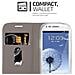 Custodia Compatibile Con Samsung Galaxy S3 Mini In Blu Scuro Nero - Coperchio Protettiva Con Chiusura Magnetica, Funzione Stand E Tasca Per Le Carte - Foto miniatura 8