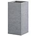 Vaso Da Fiori Quadrato Grigio 26 X 26 X 60 Cm Dion - Foto miniatura 6