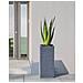 Vaso Da Fiori Quadrato Grigio 26 X 26 X 60 Cm Dion - Foto miniatura 9