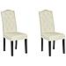 Set Di 2 Sedie Da Pranzo Color Crema Shirley - Foto miniatura 11