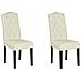 Set Di 2 Sedie Da Pranzo Color Crema Shirley - Foto miniatura 1