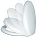 Sedile Wc Copri Water Universale Bianco Polipropilene Sistema Soft Closing - Foto miniatura 1