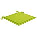 Sedia A Dondolo Con Cuscino Verde Brillante In Legno Di Teak - Foto miniatura 7