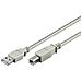 USB AB 180 HiSpeed 2.0 1.8m, USB A, USB B, Maschio / maschio, 2x AWG 24 2x AWG 28 - Foto miniatura 1