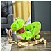 Dondolo Con Ruote A Forma Di Drago Per Bambini 18-36 Mesi - Verde - Foto miniatura 2