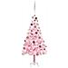 Set Albero Natale Artificiale con LED e Palline Rosa 180 cm PVC - Foto miniatura 1