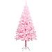 Set Albero Natale Artificiale con LED e Palline Rosa 180 cm PVC - Foto miniatura 2