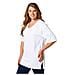 Ulla Popken T-shirt, V-ausschnitt, Bianco (bianco 20), 52/54 It Donna - Foto miniatura 1
