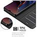 Custodia Compatibile Con Oneplus 7 In Nero Carbone - Coperchio Protettiva Con Chiusura Magnetica, Funzione Stand E Tasca Per Le Carte - Foto miniatura 5