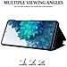 Custodia Compatibile Con Samsung Galaxy S20 Fe In Tormalina Nera - Clear View Specchio Coperchio Protettivo Con Funzione Di Supporto Protezione A 360 Gradi - Foto miniatura 5