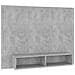 Mobile Porta Tv A Muro Grigio Cemento 120x23,5x90cm Truciolato - Foto miniatura 2