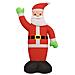 Babbo Natale Gonfiabile Con Led 370 Cm - Foto miniatura 3