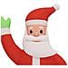 Babbo Natale Gonfiabile Con Led 370 Cm - Foto miniatura 5