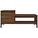 Tavolino Da Salotto Rovere Marrone100x50x45cm Legno Multistrato - Foto miniatura 2