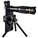 Obiettivo Telescopico Per Cellulare - Zoom Regolabile 32x Con Treppiede Black - Foto miniatura 3