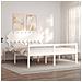 Letto per Anziani con Testiera Bianco Super King Legno Massello - Foto miniatura 7