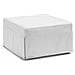 Letto Pieghevole Ancilla, Pouf Trasformabile In Letto Singolo, 100% Made In Italy, Pouf In Tessuto Da Soggiorno, Cm 80x80h45, Bianco - Foto miniatura 1
