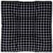 Cuscino Per Pallet Motivo A Quadri Nero 70x70x12 Cm In Tessuto - Foto miniatura 2