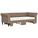 Divano Letto Estraibile Materassi Cappuccino 90x200 Similpelle - Foto miniatura 7