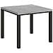 Tavolo Apribile 90x90/180 Cm Everyday Libra Telaio Antracite - Cemento - Foto miniatura 4