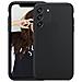 Cover Per Samsung Galaxy A21s Premium Silicone Microfibra, Nero - Foto miniatura 1