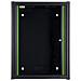 Armadio Rack 19'' RWM16U45BL a muro 16 unità sezione unica prof 600mm Colore Nero - Foto miniatura 2