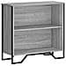 Libreria Grigio Sonoma 80x31x74,5 Cm In Legno Multistrato - Foto miniatura 2