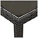 Set da Bistrò 3 pz con Cuscini Nero in Polyrattan - Foto miniatura 3