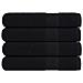 Asciugamani Per Sauna 4 Pz Neri 80x200cm 360g/m 100% Cotone - Foto miniatura 1