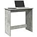 Scrivania Grigio Cemento 80x40x75 Cm In Legno Multistrato - Foto miniatura 1