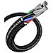 Cavo Da Usb-c A Usb-c Pd Da 100 W, Ricarica Rapida, Display Digitale, 1,2 Metri. Lega Di Zinco. 120x0,5x0,5 Centimetri. Colore Nero - Foto miniatura 4