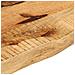 Piano Tavolo 120x40x3,8 cm Bordi Vivi Legno di Mango Grezzo - Foto miniatura 7