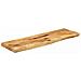 Piano Tavolo 120x40x3,8 cm Bordi Vivi Legno di Mango Grezzo - Foto miniatura 2