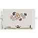 Decorazione In Metallo 3d Fiori 25 - Multicolore - Metallo - 93x7,5x53 Cm - Foto miniatura 5