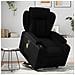 Poltrona Alzapersona Reclinabile Massaggio Nero Similpelle - Foto miniatura 8