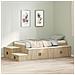 Struttura Letto Rovere Sonoma 100x200 cm - Foto miniatura 4