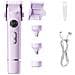 Epilatore Multifunzione 4 In 1: Rasoio Elettrico Per Donna, Rifinitore Per Sopracciglia E Naso Purple - Foto miniatura 1