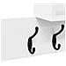 Appendiabiti a muro Bianco 100 x 12 x 43.5 cm Legno multistrato - Foto miniatura 7