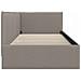 Cornice del letto ad angolo Talpa 100 x 200 cm Tessuto - Foto miniatura 6