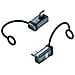 Adattatore Angolato Usb-c Femmina A Usb-c Maschio 240w 120gbps Con Cordino (2 Pezzi) Grey - Foto miniatura 2
