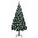 Albero di Natale artificiale con 300 LED Verde 210 cm - Foto miniatura 3