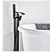 Rubinetto per vasca da bagno indipendente, Blackswan, Cascada tipo M53, modello nero opaco, misura 104 cm - Foto miniatura 4