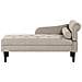 Chaise Longue Versione Destra Yvoire Tessuto Beige - Foto miniatura 2