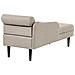 Chaise Longue Versione Destra Yvoire Tessuto Beige - Foto miniatura 4